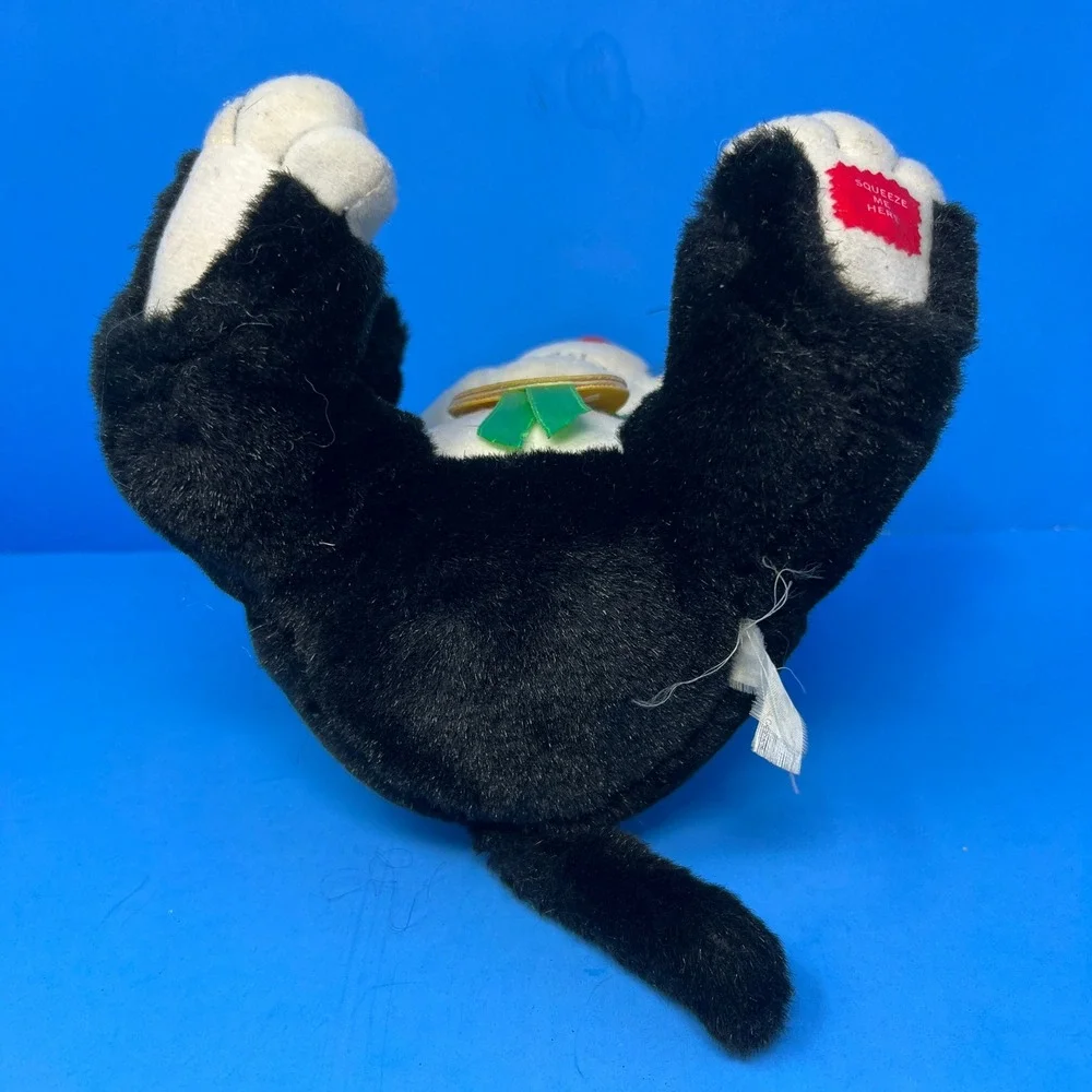 Alley‎ Cat Vintage Plush Medium Black White Dare You To Tease Me 1997